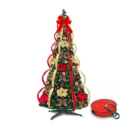 Festive Foldable Decoration for Christmas Tree