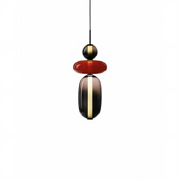 Nordic colourful glass pendant light
