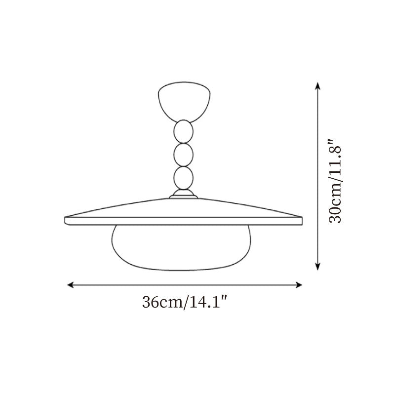 Sophisticated Glow Ceiling Lamp