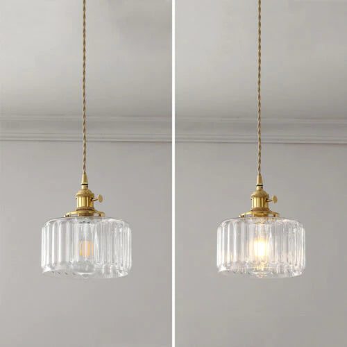 Classic Clear Glass Ceiling Light