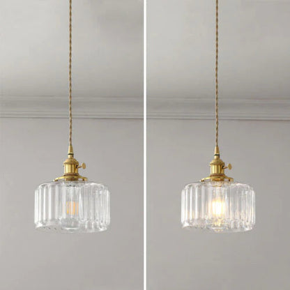 Classic Clear Glass Ceiling Light