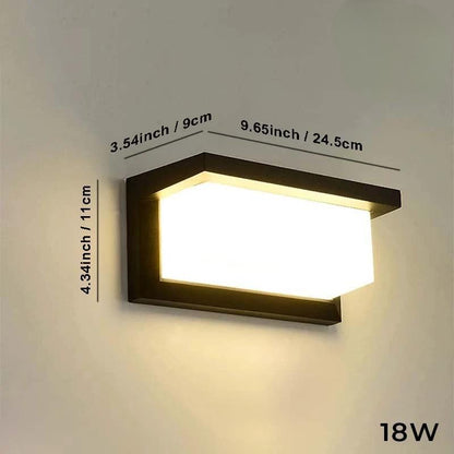 Modern Waterproof LED Outdoor Wall Light