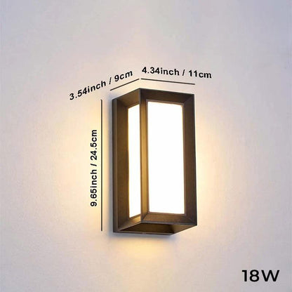 Modern Waterproof LED Outdoor Wall Light