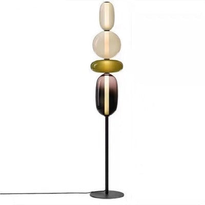 Designer Floor Lamp with Color Details