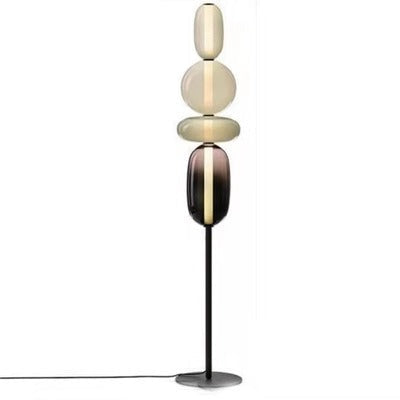Designer Floor Lamp with Color Details