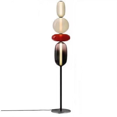 Designer Floor Lamp with Color Details