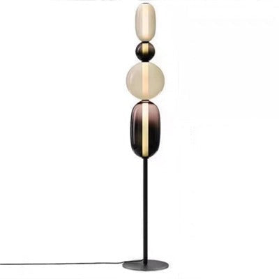 Designer Floor Lamp with Color Details