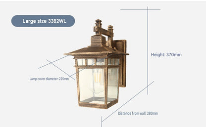Vera Rustic Outdoor Wall Lantern