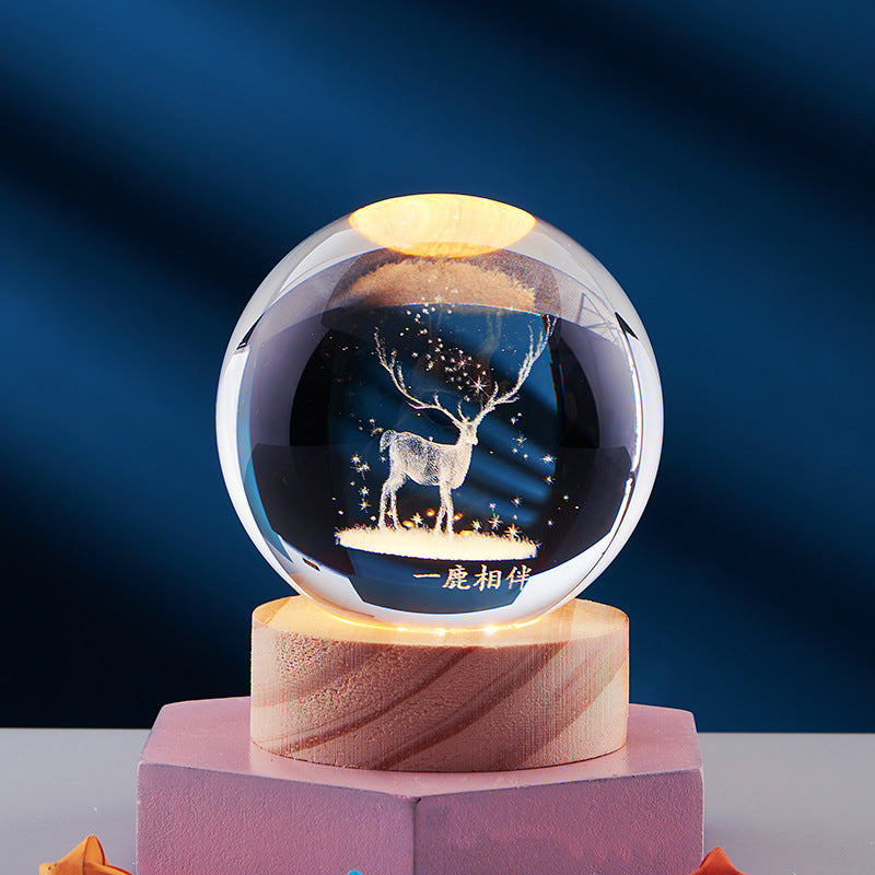 3D Glow Crystal Magic Lamp