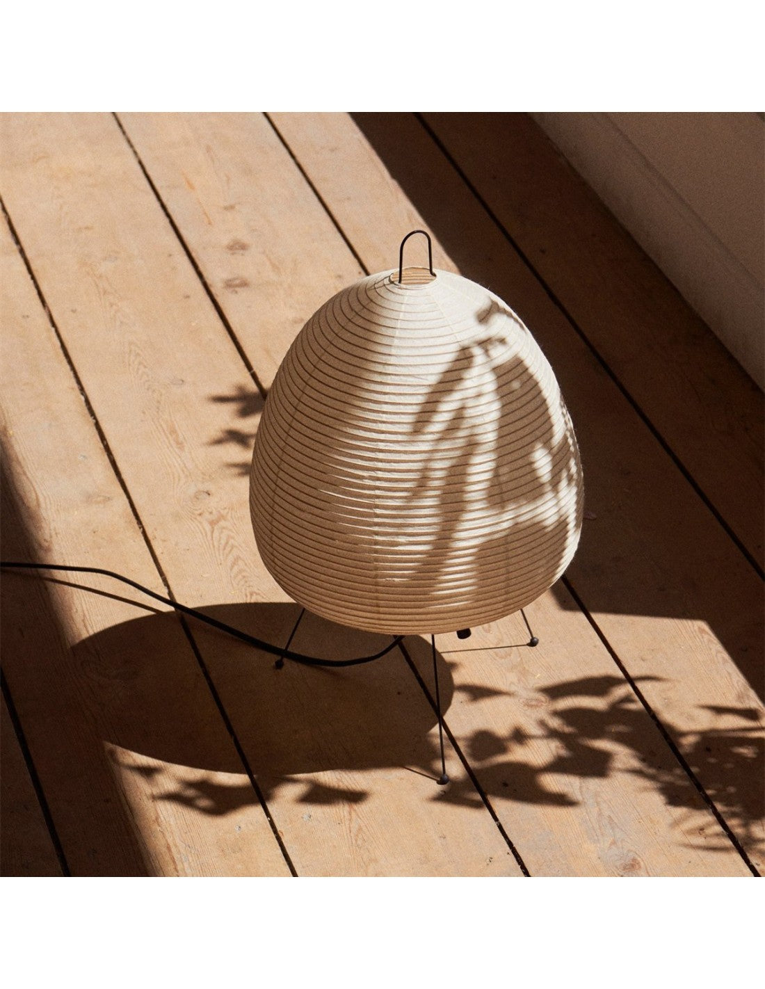 Sculptural Japanese Paper Floor Lamp