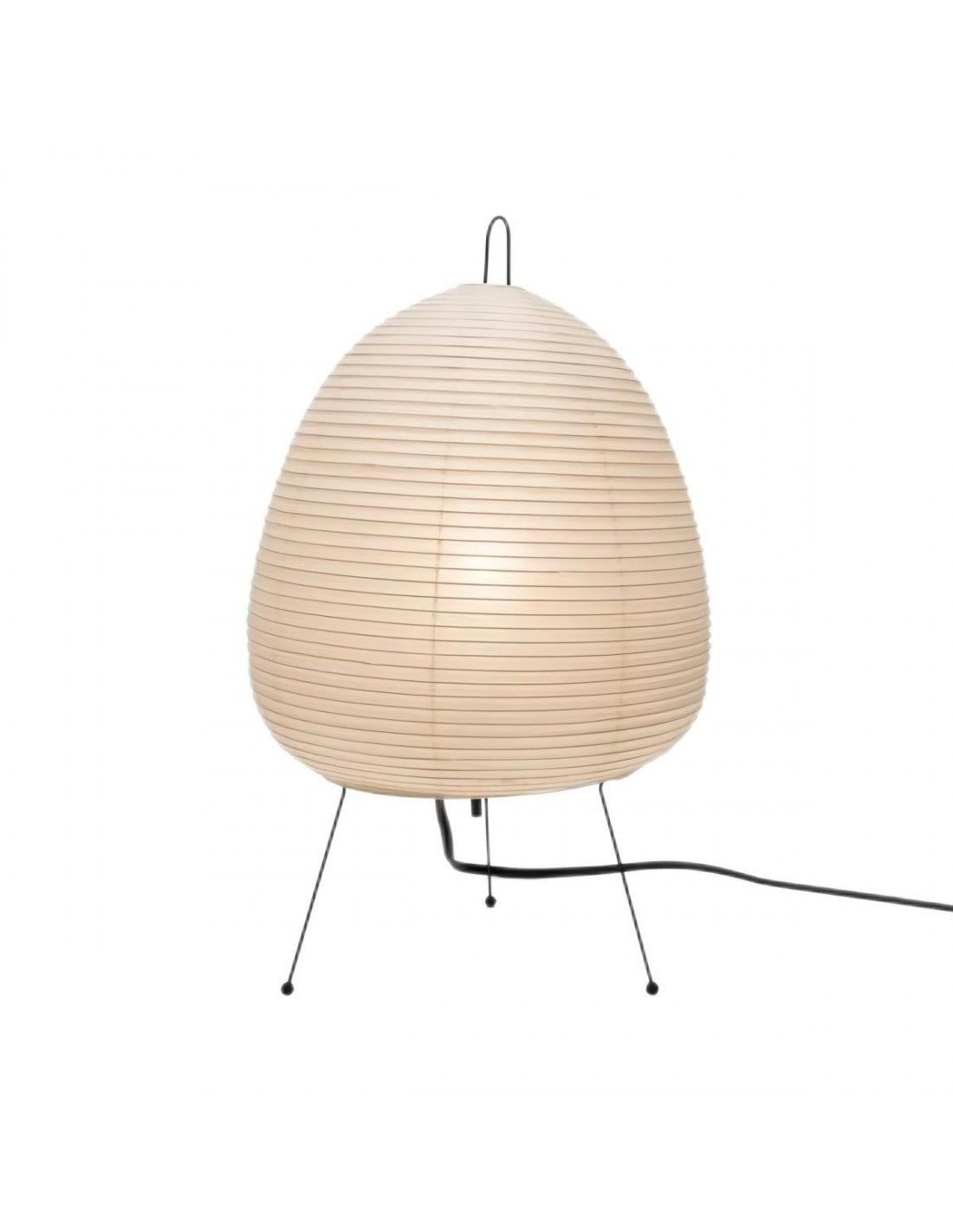 Sculptural Japanese Paper Floor Lamp