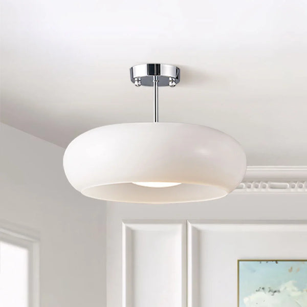 Bauhaus ceiling light made of glass