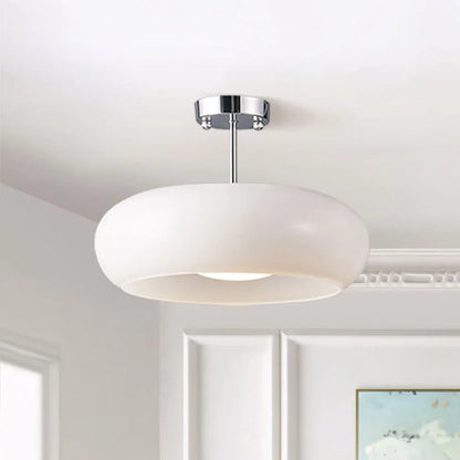 Bauhaus ceiling light made of glass