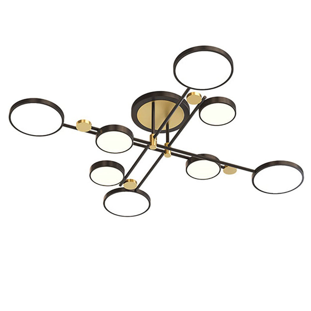 Contemporary Ringed Ceiling Light