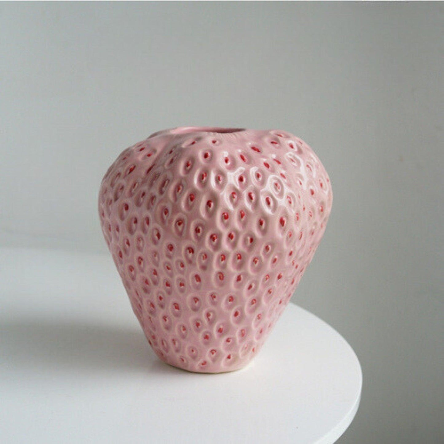 Strawberry Decorative Vase Made of Ceramic