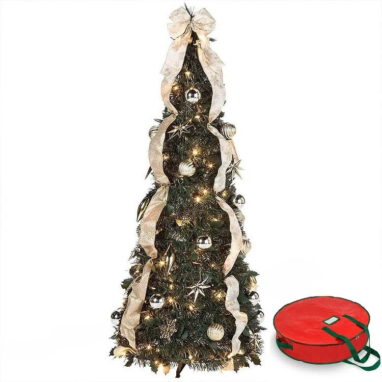 Festive Foldable Decoration for Christmas Tree