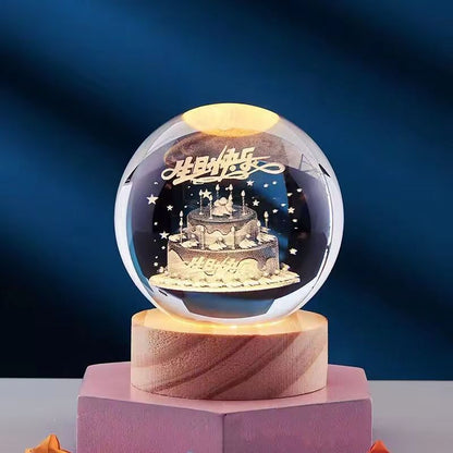 3D Glow Crystal Magic Lamp
