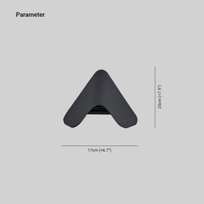 Minimalist Triangle Metal Outdoor Wall Lamp