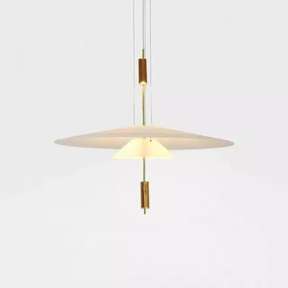 Sculptural multi-layer pendant lamp