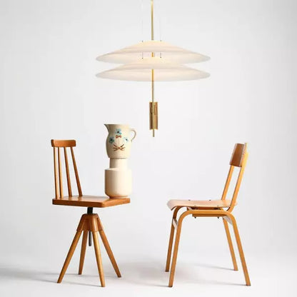 Sculptural multi-layer pendant lamp