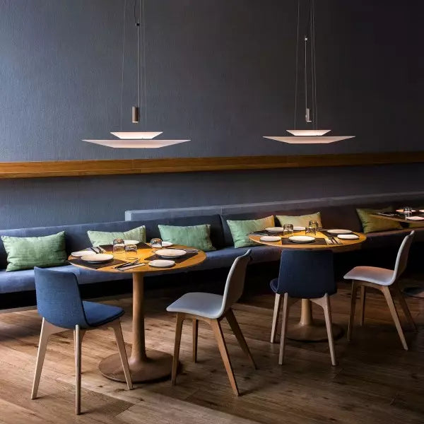 Sculptural multi-layer pendant lamp