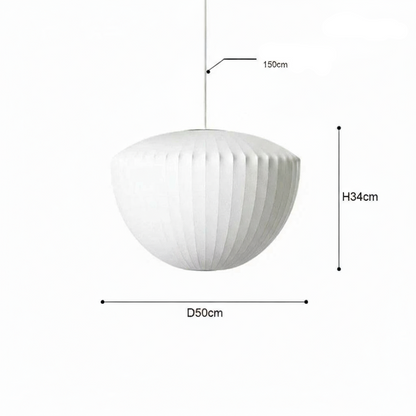 Nordic fabric ceiling lamp
