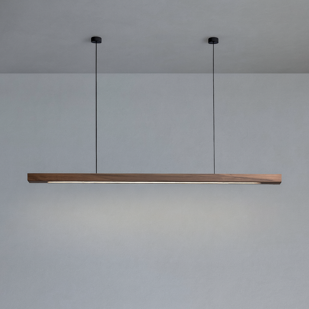 Modern Scandinavian wooden pendant light