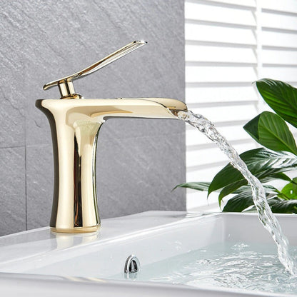 Modern Waterfall Bathroom Faucet – Style & Elegance