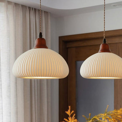 Handcrafted White Ceramic Light