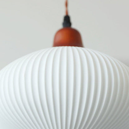 Handcrafted White Ceramic Light