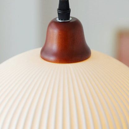 Handcrafted White Ceramic Light