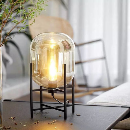 Glass Tetrapod Table Lamp