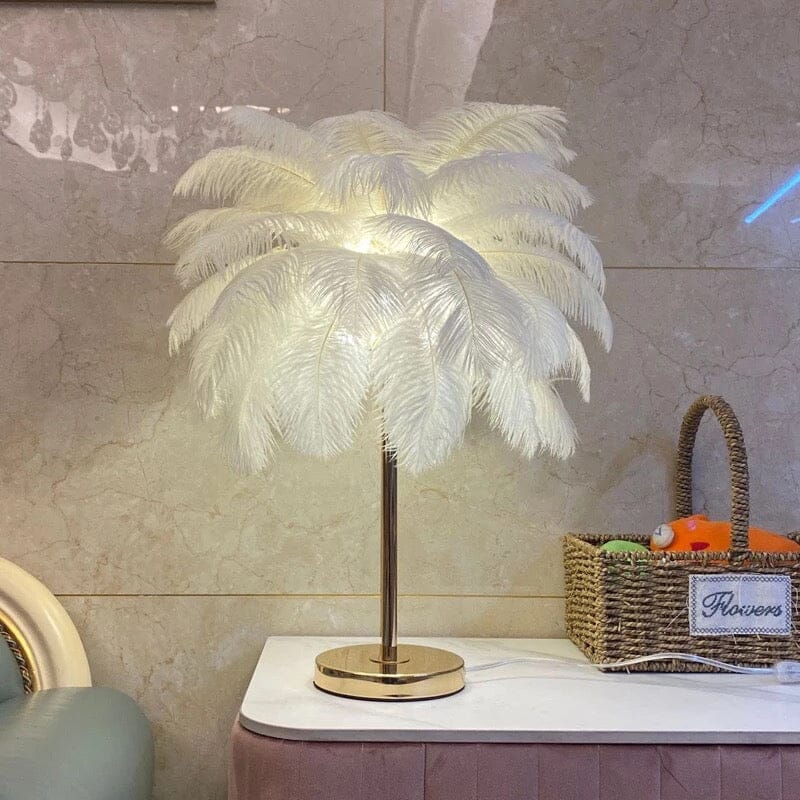 Fluffy Glow Touch Lamp