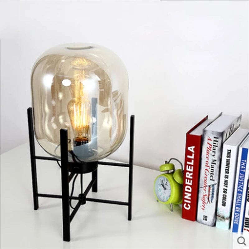 Glass Tetrapod Table Lamp
