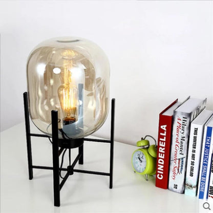 Glass Tetrapod Table Lamp