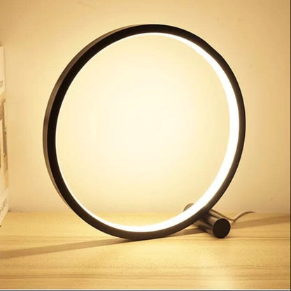 Modern Round LED Bedside Lamp