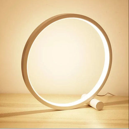 Modern Round LED Bedside Lamp