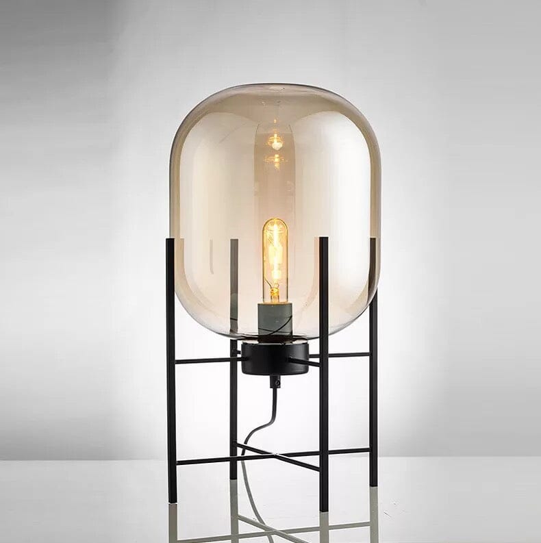 Glass Tetrapod Table Lamp