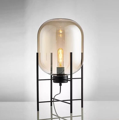 Glass Tetrapod Table Lamp