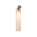 Tall Cylinder Glass Wall Sconce