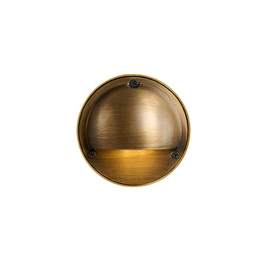 Compact Brass Wall Sconce