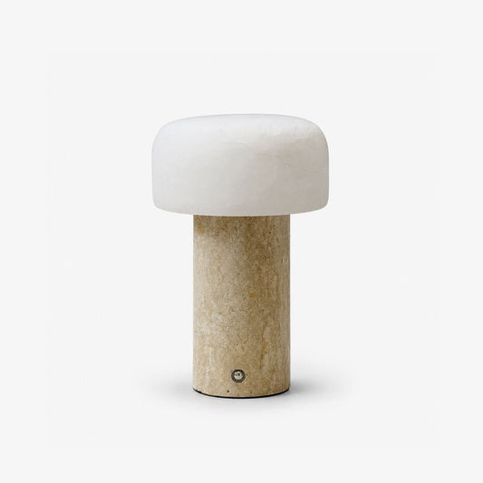 Brenvale Wabi-Sabi Travertine Table Lamp