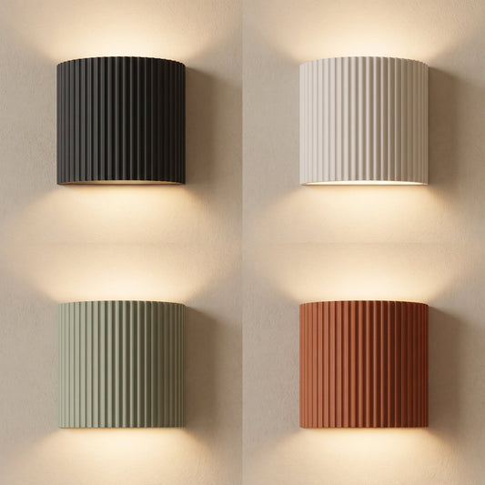 Fluted Column Wall Sconce