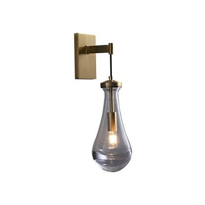Teardrop Glass Wall Light