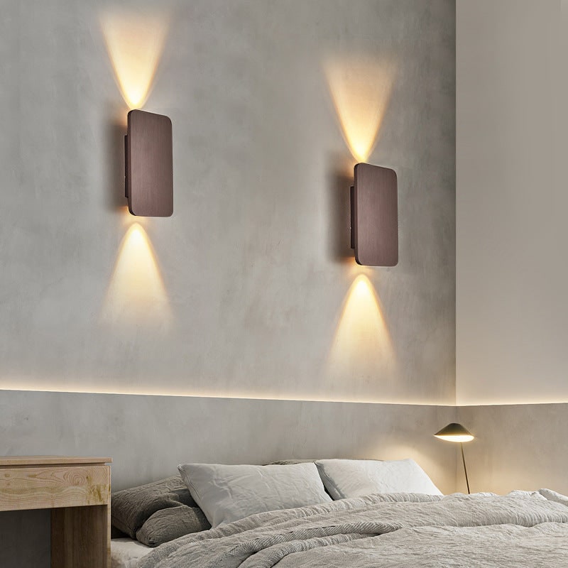 Nyxora Minimalist Metal Rectangular Wall Light