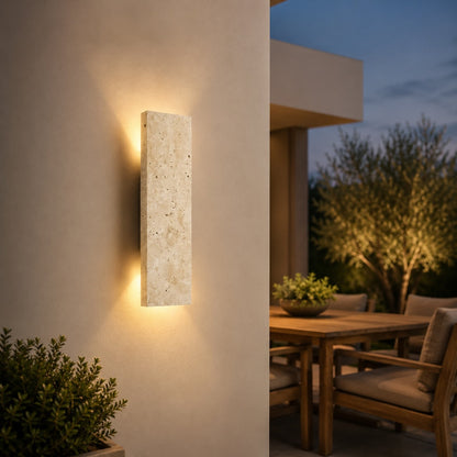 Travertine Stone Wall Light