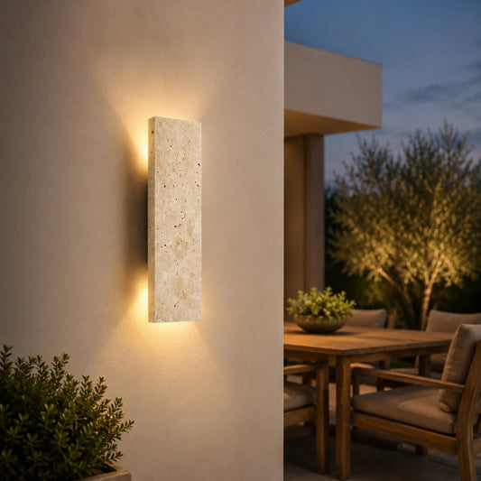 Travertine Stone Wall Light