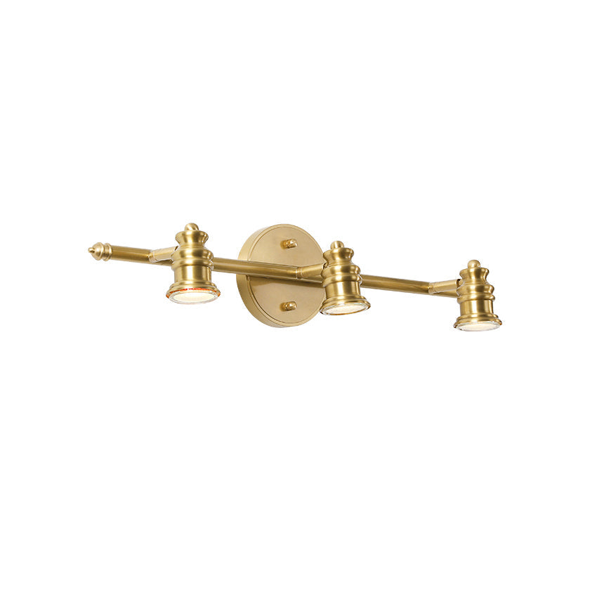 Brass Linear Spotlight Wall Light