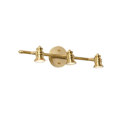 Brass Linear Spotlight Wall Light