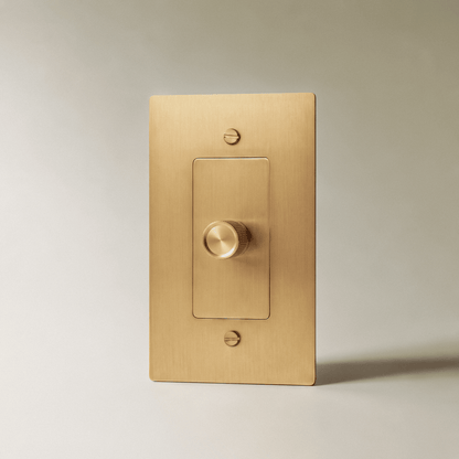 Norvessa Vintage Brass Rotary Dimmer Switch